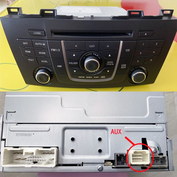 Car Wireless Bluetooth Module AUX Audio Adapter Cable Bluetooth Music Receiver for Mazda 5 8 CX9 CX7 - DIY Cables by PMC TechLife | Online Shopping South Africa | PMC TechLife