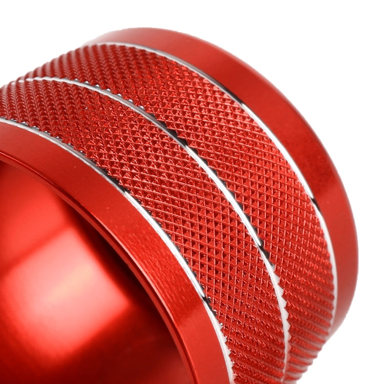 3 PCS / Set Air Conditioning Knob Metal Decorative Ring for BMW X3 / X4 / 5 Series / 7 Series / 6 Series GT (Red) - Decoration Rings by PMC TechLife | Online Shopping South Africa | PMC TechLife | Buy Now Pay Later Mobicred