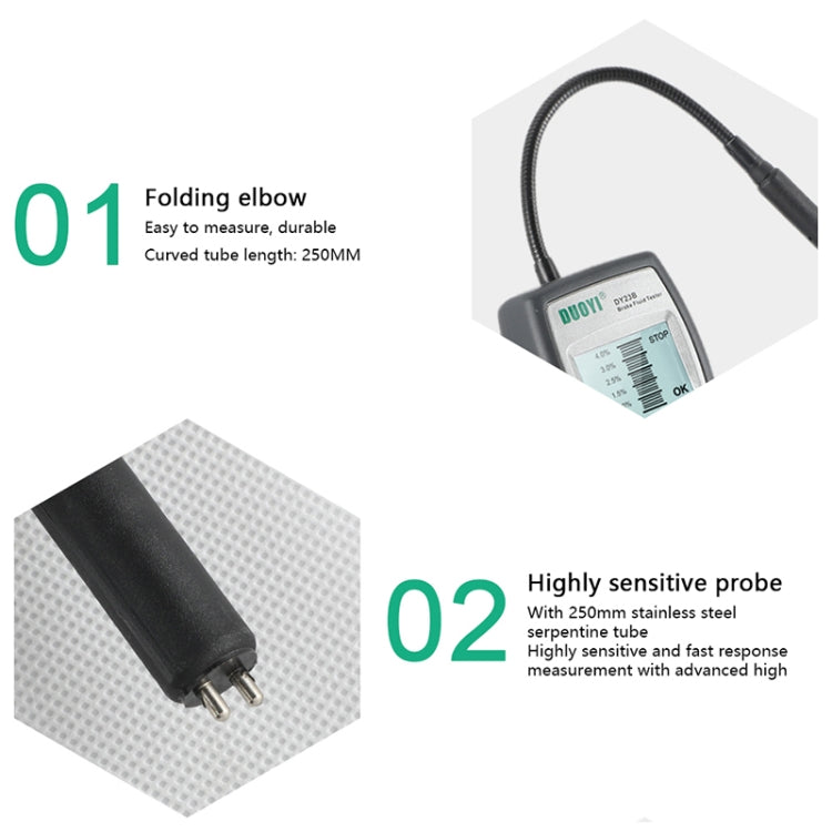 DUOYI DY23B Car Brake Fluid Detection Pen Moisture Tester - free shipping - PMC TechLife - Order now!