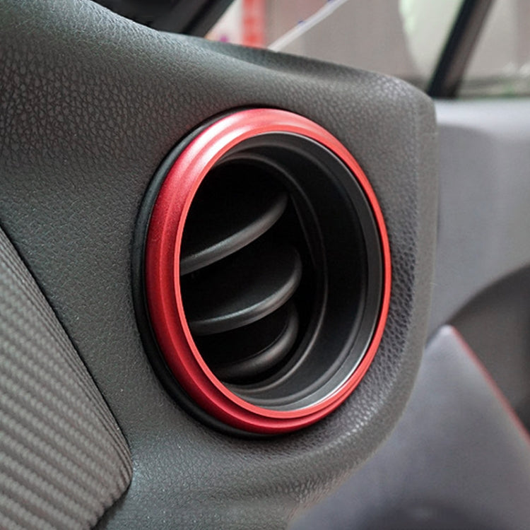 2 PCS Car Air Conditioner Air Outlet Decorative Ring for Subaru BRZ Outback / Toyota 86(Red) - Decoration Rings by PMC TechLife | Online Shopping South Africa | PMC TechLife | Buy Now Pay Later Mobicred