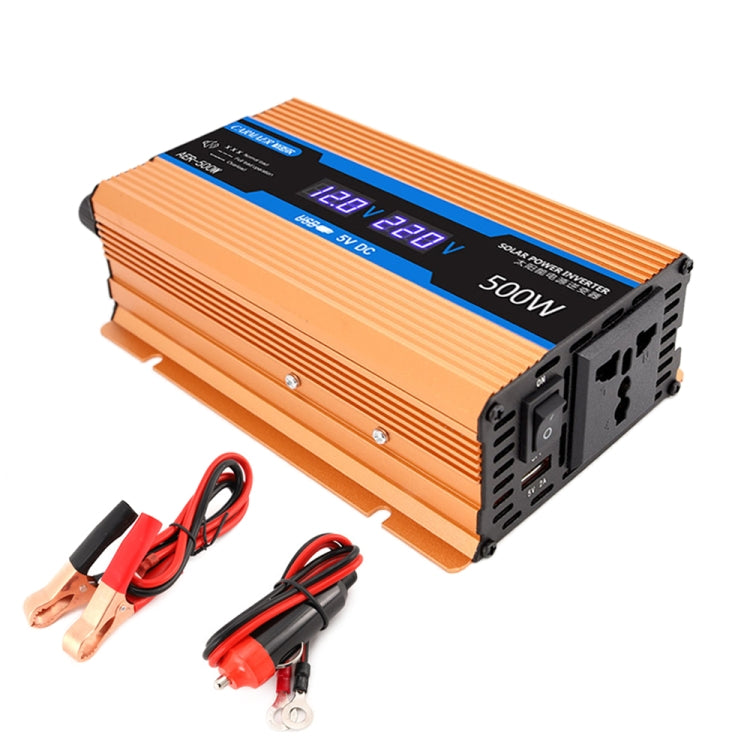 Carmaer Modified Sine Wave 24V to 220V 500W Car Multi-function Double Digital Display Inverter Household Power Converter - Modified Square Wave by PMC TechLife | Online Shopping South Africa | PMC TechLife | Buy Now Pay Later Mobicred