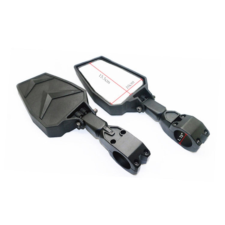 UTV-19 Wide Angle All-terrain Farmer Car Rearview Mirror 1.75 inch General Reflective Mirror - free shipping - PMC TechLife - Order now!