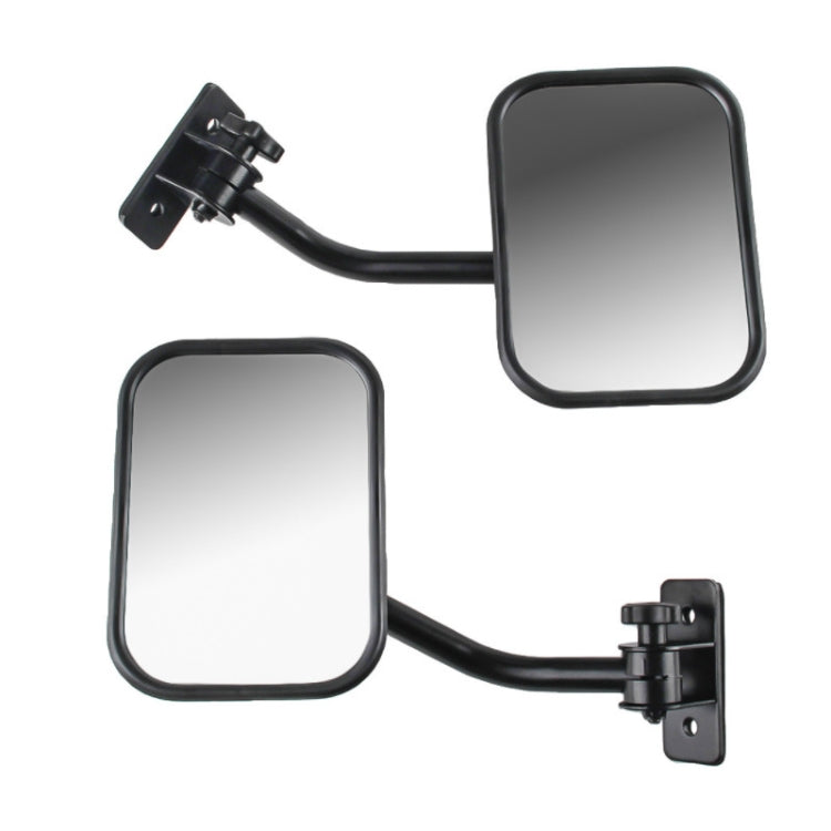 SF-JP-003 Pair  Car Side Door Rearview Mirror Adjustable Shape Angle Lens Blind Spot Exterior Mirror for Jeep Wrangler - Convex Mirror & Accessories by PMC TechLife | Online Shopping South Africa | PMC TechLife | Buy Now Pay Later Mobicred