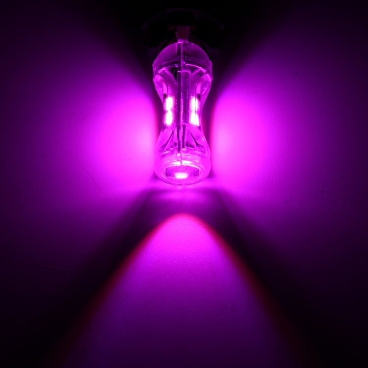 10 PCS T10 DC12V / 1W Car Clearance Light 5LEDs SMD-3030 Lamp Beads (Pink Light) - Clearance Lights by PMC TechLife | Online Shopping South Africa | PMC TechLife | Buy Now Pay Later Mobicred