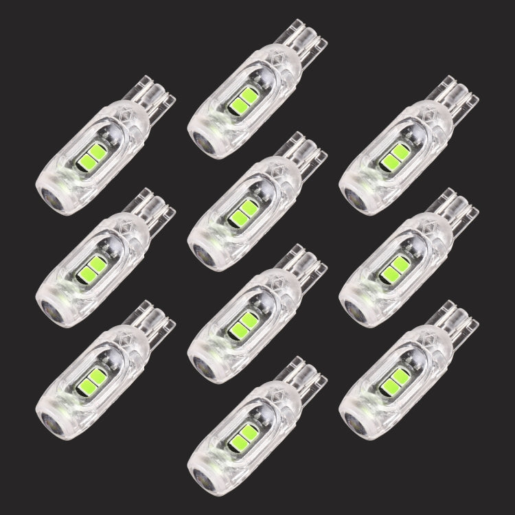 10 PCS T10 DC12V / 1W Car Clearance Light 5LEDs SMD-3030 Lamp Beads (Green Light) - Clearance Lights by PMC TechLife | Online Shopping South Africa | PMC TechLife | Buy Now Pay Later Mobicred