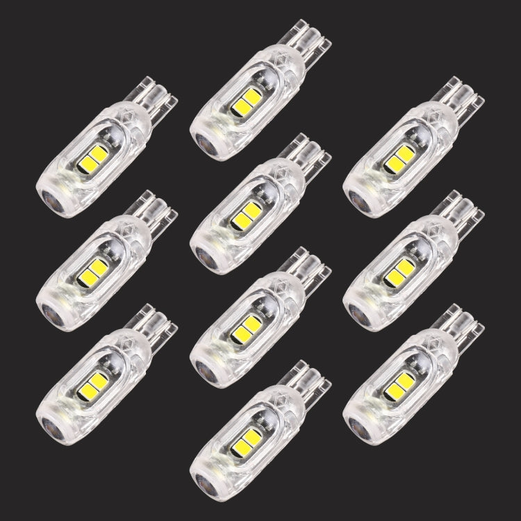 10 PCS T10 DC12V / 1W Car Clearance Light 5LEDs SMD-3030 Lamp Beads (White Light) - Clearance Lights by PMC TechLife | Online Shopping South Africa | PMC TechLife | Buy Now Pay Later Mobicred