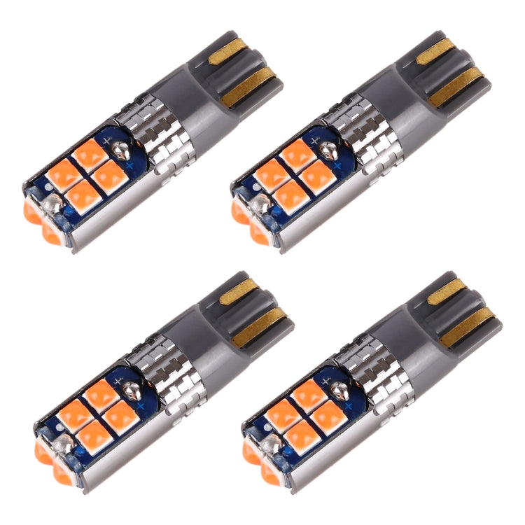 4 PCS T10 DC12V / 2W Car Clearance Light 10LEDs SMD-3030 Lamp Beads (Pink Light) - Clearance Lights by PMC TechLife | Online Shopping South Africa | PMC TechLife | Buy Now Pay Later Mobicred