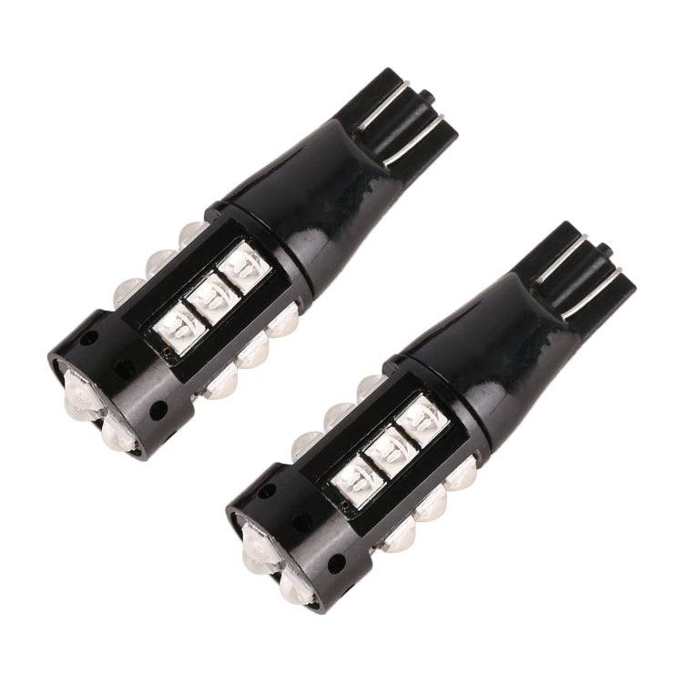 2 PCS T10 DC12V / 6.5W Car Clearance Light 15LEDs SMD-3030 Lamp Beads (Blue Light) - free shipping - PMC TechLife - Order now!