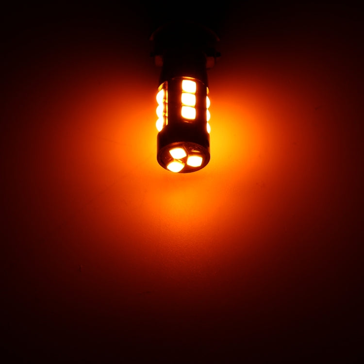 2 PCS T10 DC12V / 6.5W Car Clearance Light 15LEDs SMD-3030 Lamp Beads (Yellow Light) - Clearance Lights by PMC TechLife | Online Shopping South Africa | PMC TechLife | Buy Now Pay Later Mobicred