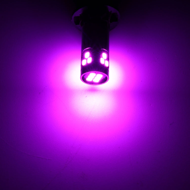 4 PCS T10 DC12V / 2.5W Car Clearance Light 18LEDs SMD-3020 Lamp Beads(Pink Light) - Clearance Lights by PMC TechLife | Online Shopping South Africa | PMC TechLife | Buy Now Pay Later Mobicred