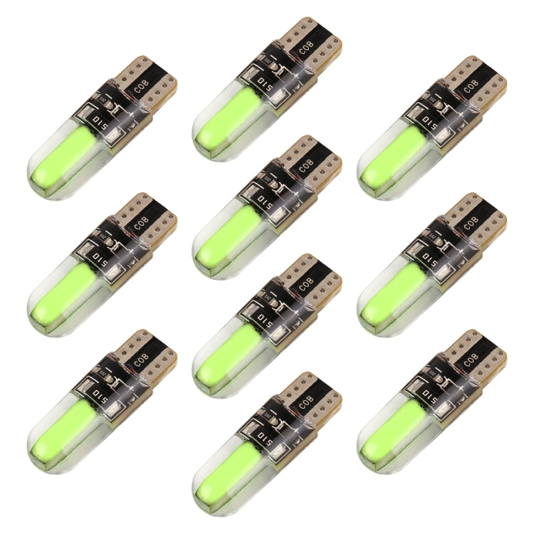 10 PCS T10 DC12V / 1W Car Clearance Light COB Lamp Beads (Green Light) - Clearance Lights by PMC TechLife | Online Shopping South Africa | PMC TechLife | Buy Now Pay Later Mobicred