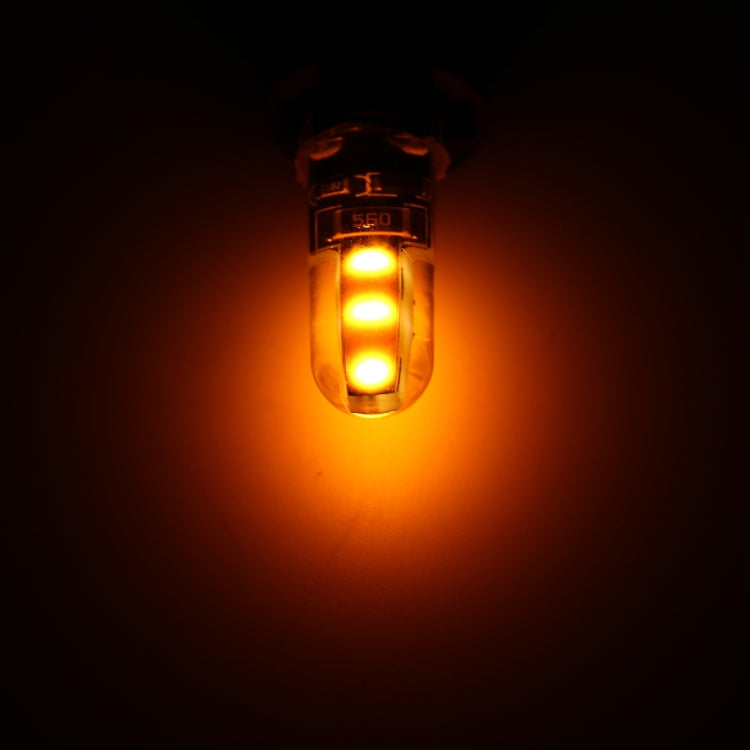 10 PCS T10 DC12V / 1W Car Clearance Light COB Lamp Beads (Yellow Light) - free shipping - PMC TechLife - Order now!