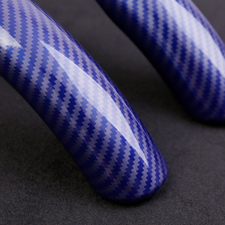 Car Universal Carbon Fiber Steering Wheel Cover (Blue) - Steering Wheel Accessories by PMC TechLife | Online Shopping South Africa | PMC TechLife | Buy Now Pay Later Mobicred