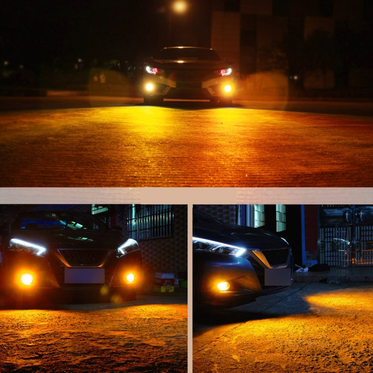 1 Pair H1 DC12V / 5W Car LED Fog Light with 42LEDs SMD-2016 Lamp Beads (Yellow Light) - Fog / Driving Lights by PMC TechLife | Online Shopping South Africa | PMC TechLife | Buy Now Pay Later Mobicred