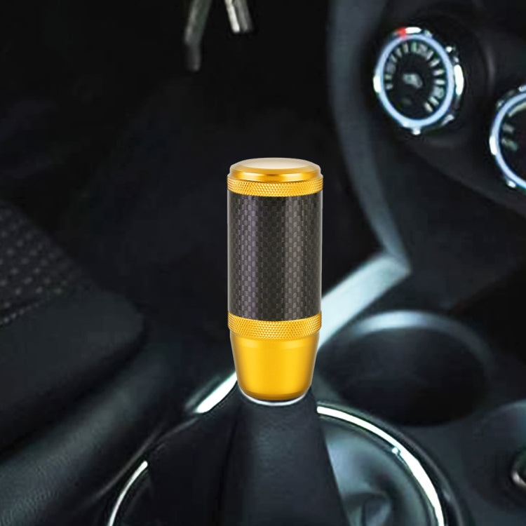 Universal Car Carbon Fiber Metal Gear Shift Knob (Gold) - Shift Knob by PMC TechLife | Online Shopping South Africa | PMC TechLife | Buy Now Pay Later Mobicred
