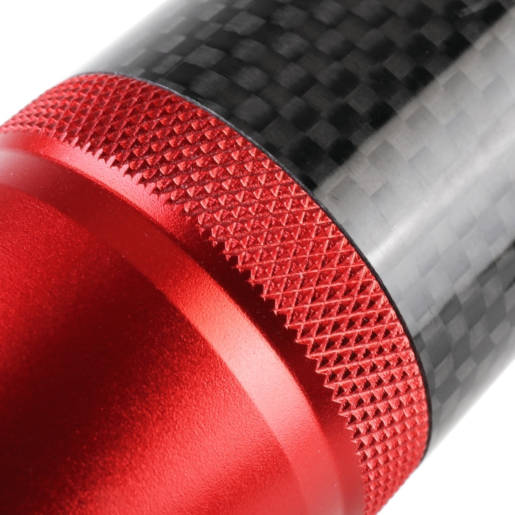 Universal Car Carbon Fiber Metal Gear Shift Knob (Red) - Shift Knob by PMC TechLife | Online Shopping South Africa | PMC TechLife | Buy Now Pay Later Mobicred