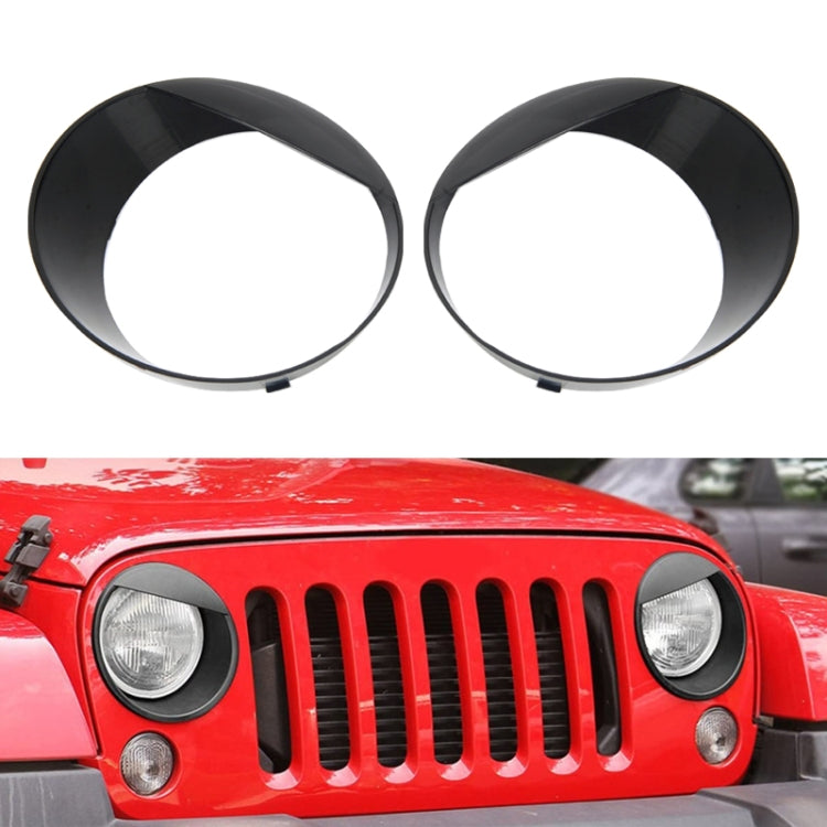 Car Headlight Lampshade for Jeep Wrangler JL 2018- - Car Light Accessories by PMC TechLife | Online Shopping South Africa | PMC TechLife | Buy Now Pay Later Mobicred