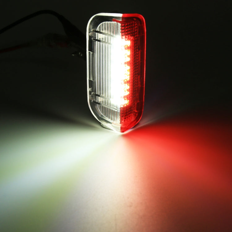 2 PCS Car DC 12V 1.6W Door Lights Lamps 18LEDs SMD-3528 Lamps with Cable for Volkswagen Golf 5 / 6 - Door Lights by PMC TechLife | Online Shopping South Africa | PMC TechLife | Buy Now Pay Later Mobicred