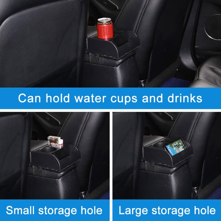 Car Multi-functional Dual USB Armrest Box Booster Pad, Microfiber Leather Curved Type (Black) - free shipping - PMC TechLife - Order now!