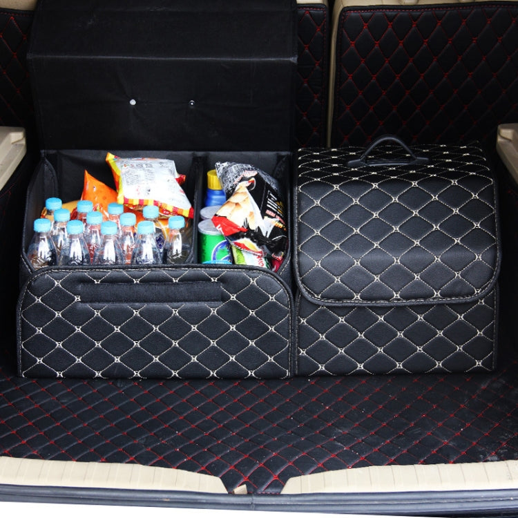 Car Trunk Foldable Storage Box, Checkered Large Size: 54 x 32 x 30cm (Black Red) - Stowing Tidying by PMC TechLife | Online Shopping South Africa | PMC TechLife | Buy Now Pay Later Mobicred