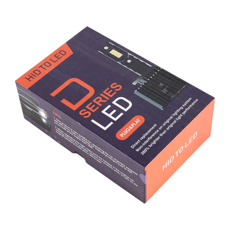 1 Pair D Series D1 Car HID Ballast to LED Headlight DC12V 35W 6000K 7000LM, 7040 Lamp Bead - LED Headlamps by PMC TechLife | Online Shopping South Africa | PMC TechLife | Buy Now Pay Later Mobicred