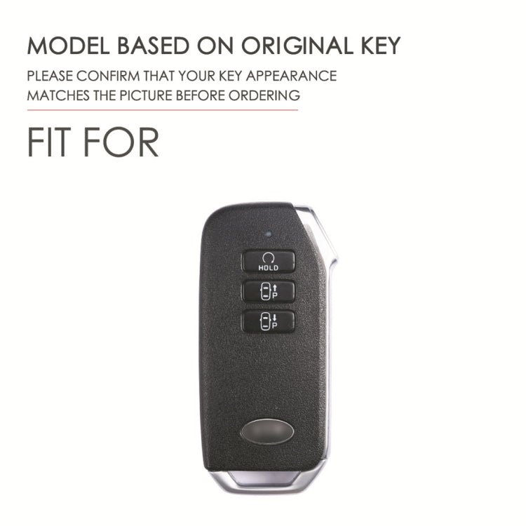 Hallmo Car Cowhide Leather Key Protective Cover for KIA(Blue) - free shipping - PMC TechLife - Order now!