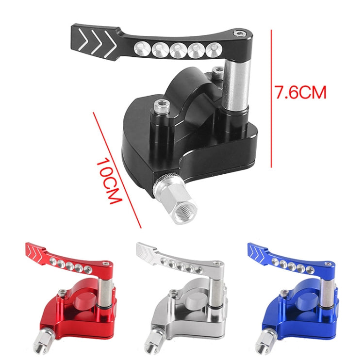 Motorcycles 7/8 Thumb Throttle Assembly Pull (Silver) - Replacement Parts by PMC TechLife | Online Shopping South Africa | PMC TechLife | Buy Now Pay Later Mobicred