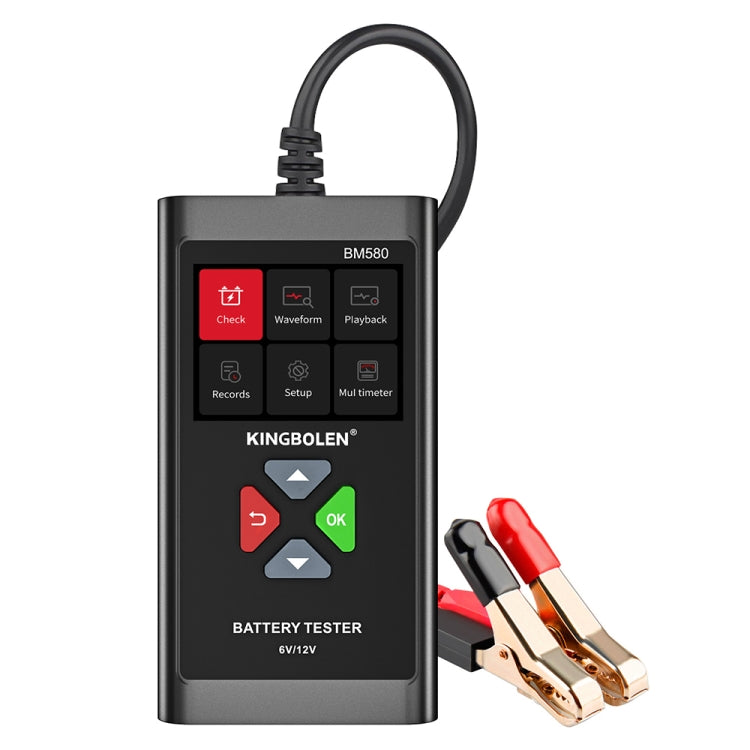 KINGBOLEN BM580 6V 12V Car Digital Load Battery Tester - Electronic Test by PMC TechLife | Online Shopping South Africa | PMC TechLife | Buy Now Pay Later Mobicred