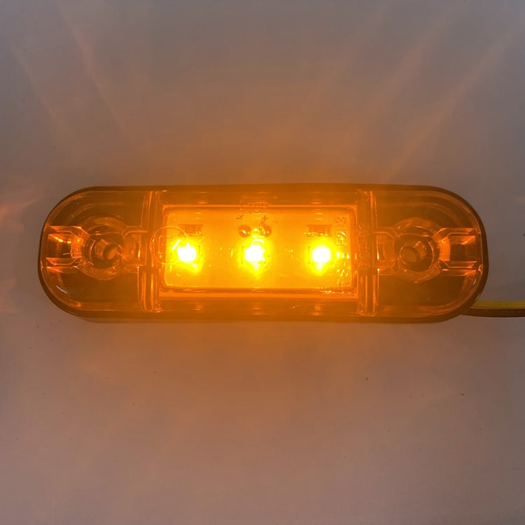 5 PCS MK-327 Car / Truck 3LEDs Side Marker Indicator Light Tail Light (Yellow Light) - Clearance Lights by PMC TechLife | Online Shopping South Africa | PMC TechLife | Buy Now Pay Later Mobicred