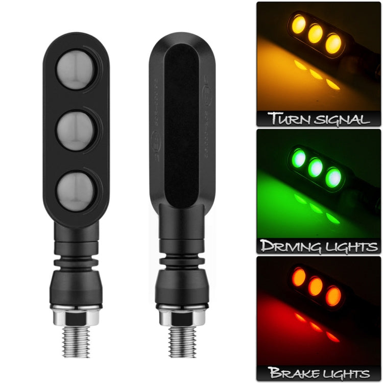 2 PCS KC050 Motorcycle LED Turn Signal Running Brake Light - Turn Signal by PMC Jewellery | Online Shopping South Africa | PMC Jewellery | Buy Now Pay Later Mobicred