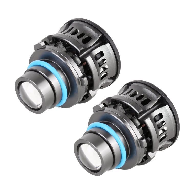 1 Pair 9006 27W / DC12V Car Aluminum Alloy Flashing LED Headlight (Gold Light) - LED Headlamps by PMC TechLife | Online Shopping South Africa | PMC TechLife | Buy Now Pay Later Mobicred