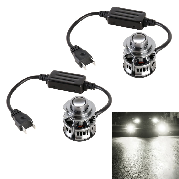 1 Pair H7 27W / DC12V Car Aluminum Alloy Flashing LED Headlight (White Light) - LED Headlamps by PMC TechLife | Online Shopping South Africa | PMC TechLife | Buy Now Pay Later Mobicred