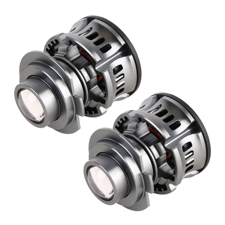 1 Pair H7 27W / DC12V Car Aluminum Alloy Flashing LED Headlight (Lime Green) - LED Headlamps by PMC TechLife | Online Shopping South Africa | PMC TechLife | Buy Now Pay Later Mobicred
