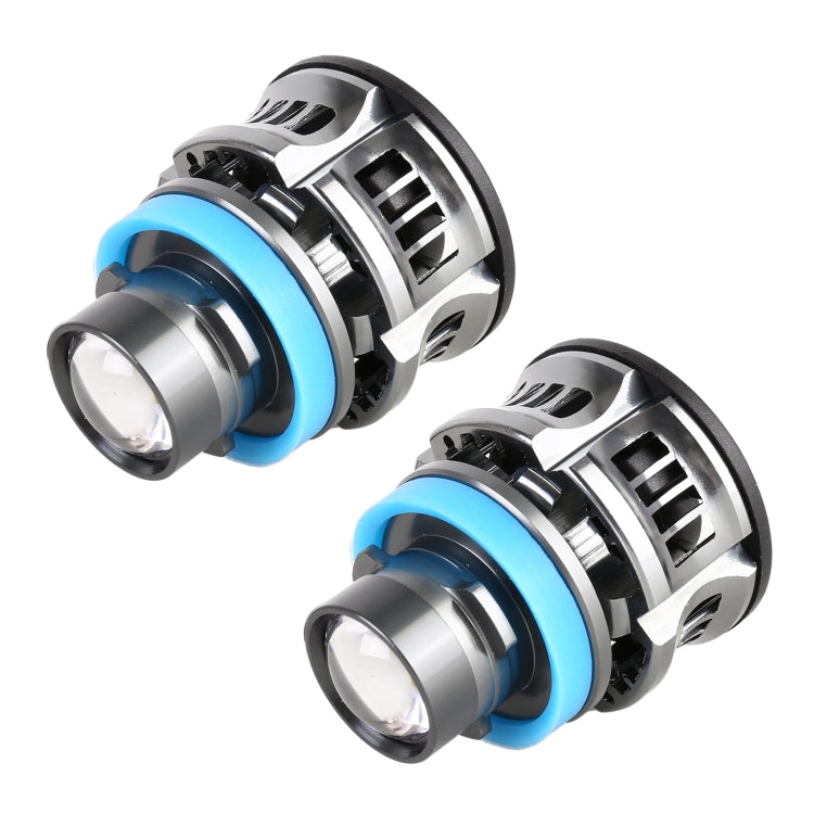 1 Pair H11 27W / DC12V Car Aluminum Alloy Flashing LED Headlight (Gold Light) - LED Headlamps by PMC TechLife | Online Shopping South Africa | PMC TechLife | Buy Now Pay Later Mobicred