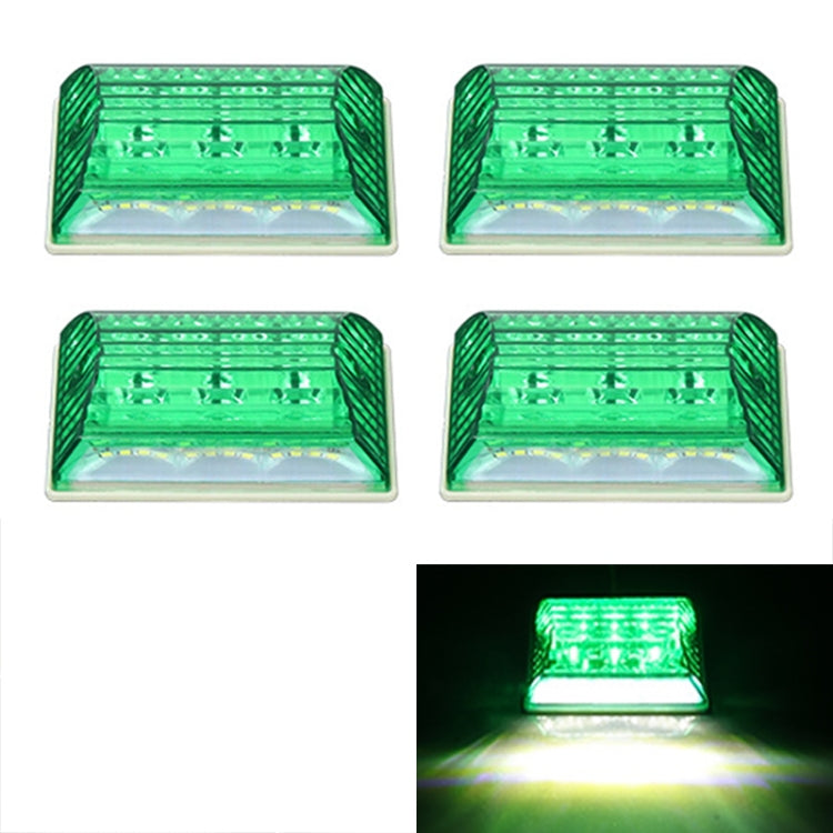 4 PCS ZS-6001 DC24V Car / Truck Side Marker Indicator Lights Bulb Lamp (Green Light) - Clearance Lights by PMC TechLife | Online Shopping South Africa | PMC TechLife | Buy Now Pay Later Mobicred