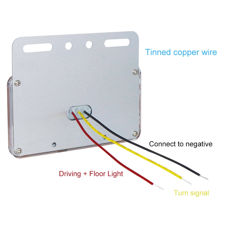 4 PCS ZS-9001 DC24V 9D Waterproof Car / Truck Side Marker Indicator Lights Bulb Lamp (Red Light) - Clearance Lights by PMC TechLife | Online Shopping South Africa | PMC TechLife | Buy Now Pay Later Mobicred