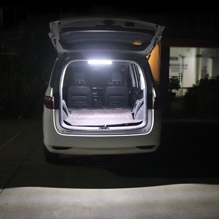 2 PCS ZS-3333 Top Switch Type 12-80V High Bright 108LEDs Car Dome Light Cabin Light Bar - Dome Lights by PMC Jewellery | Online Shopping South Africa | PMC Jewellery | Buy Now Pay Later Mobicred