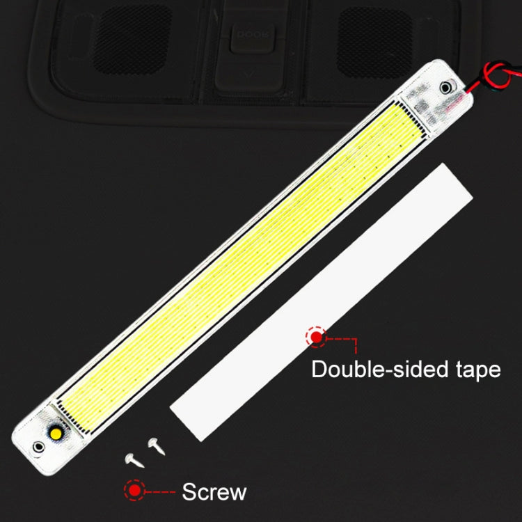 2 PCS ZS-3348 DC12-24V High Bright 84 COB Lamp Beads Car Dome Light Cabin Light Bar - Dome Lights by PMC Jewellery | Online Shopping South Africa | PMC Jewellery | Buy Now Pay Later Mobicred