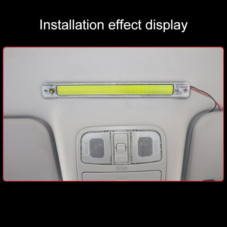 2 PCS ZS-3348 DC12-24V High Bright 84 COB Lamp Beads Car Dome Light Cabin Light Bar - Dome Lights by PMC Jewellery | Online Shopping South Africa | PMC Jewellery | Buy Now Pay Later Mobicred