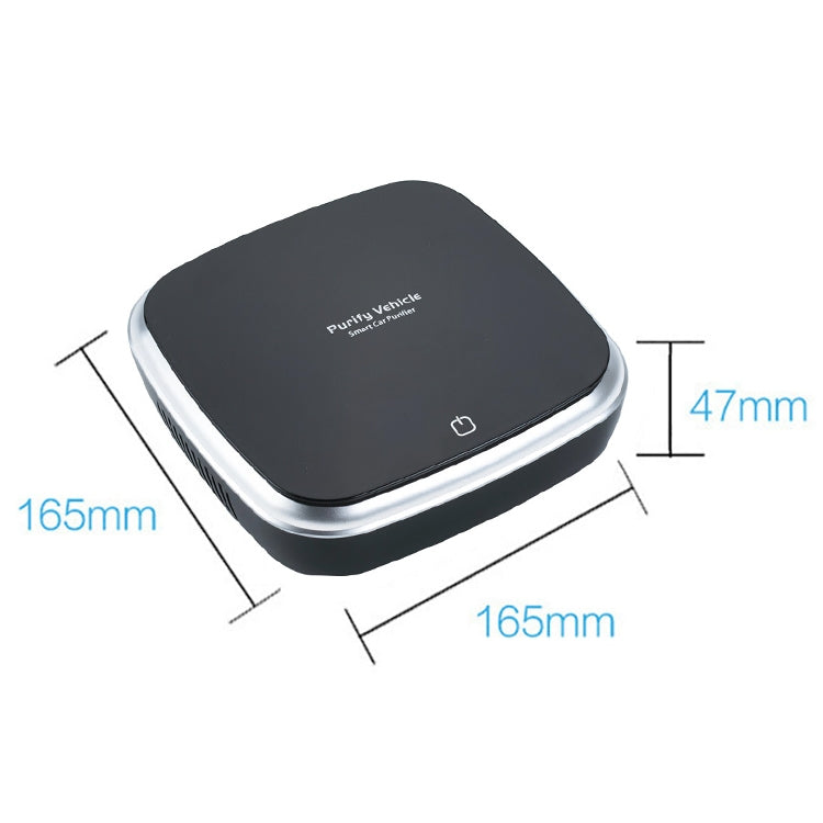 XJ-005 Car Solar Energy Negative Ion Smart USB Air Purifier (White) - Air Purifier by PMC TechLife | Online Shopping South Africa | PMC TechLife | Buy Now Pay Later Mobicred