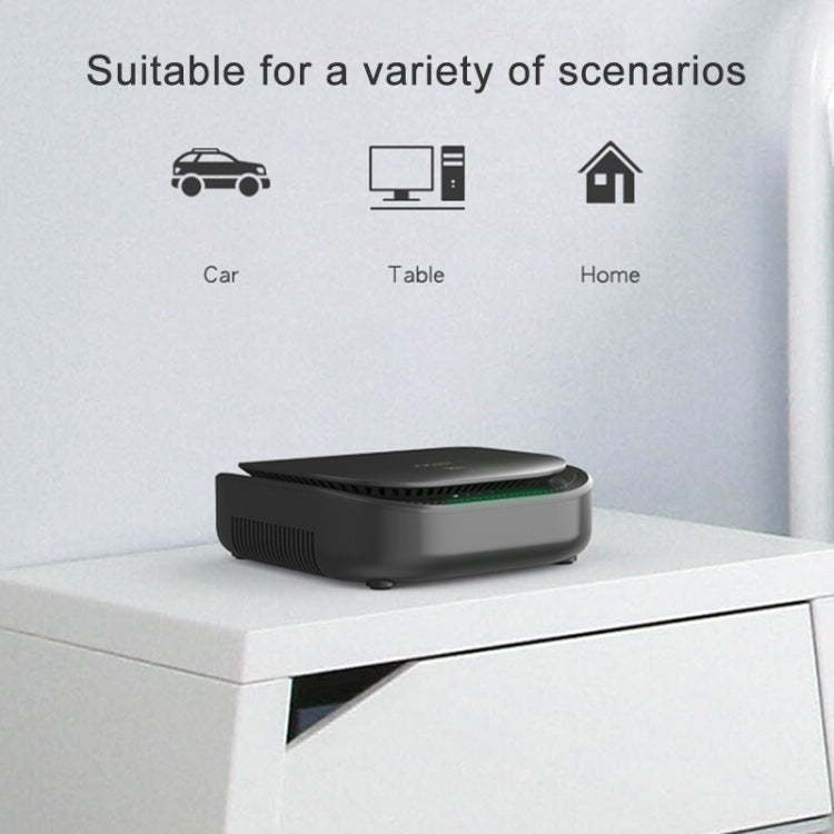 XJ-008 Car Negative Ion USB Air Purifier, Smart Version (Black) - Air Purifier by PMC TechLife | Online Shopping South Africa | PMC TechLife | Buy Now Pay Later Mobicred