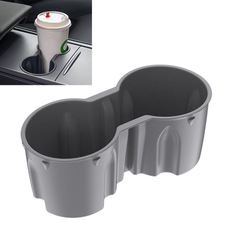 SHUNWEI SD-1054 Car Water Cup Holder for Tesla Model 3 / Y 2021-2022(Grey) - free shipping - PMC TechLife - Order now!