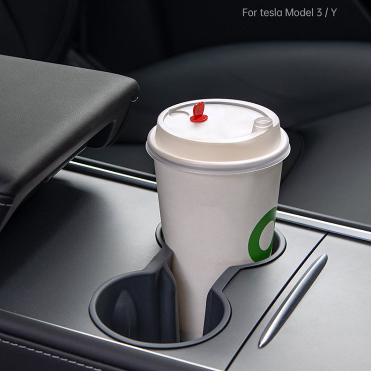 SHUNWEI SD-1054 Car Water Cup Holder for Tesla Model 3 / Y 2021-2022(Black) - Car Drink Holders by SHUNWEI | Online Shopping South Africa | PMC TechLife | Buy Now Pay Later Mobicred