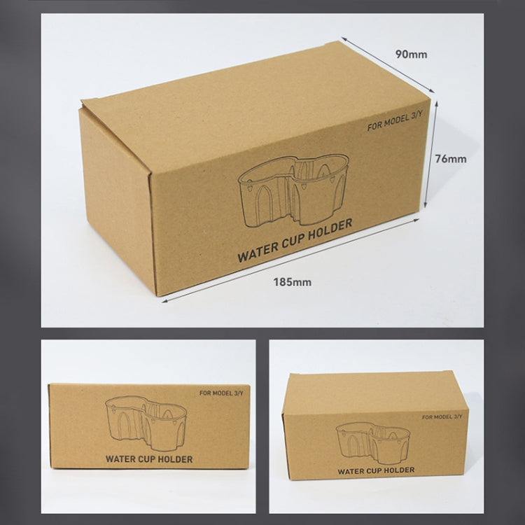 SHUNWEI SD-1054 Car Water Cup Holder for Tesla Model 3 / Y 2021-2022(Black) - Car Drink Holders by SHUNWEI | Online Shopping South Africa | PMC TechLife | Buy Now Pay Later Mobicred