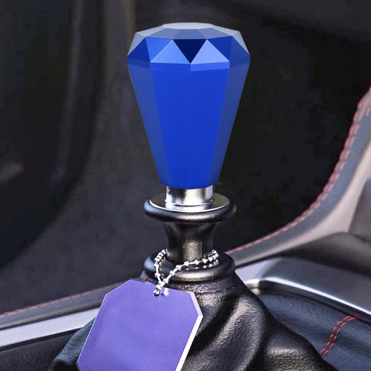Universal Car Diamond Shape Metal Gear Shift Knob (Blue) - Shift Knob by PMC TechLife | Online Shopping South Africa | PMC TechLife | Buy Now Pay Later Mobicred