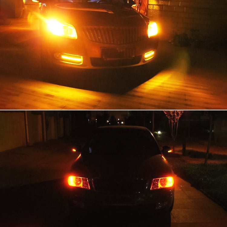 10pcs 1156 DC12V 1.2W Car Turn Signal Light (Yellow Light) - Arrow Turn Lights by PMC TechLife | Online Shopping South Africa | PMC TechLife | Buy Now Pay Later Mobicred