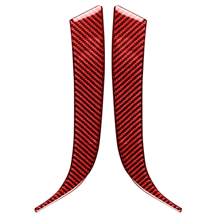 Car Carbon Fiber Daytime Running Light Decorative Sticker for Porsche Macan 2014-2018, Left and Right Drive Universal (Red) - Car Interior Mouldings by PMC TechLife | Online Shopping South Africa | PMC TechLife | Buy Now Pay Later Mobicred