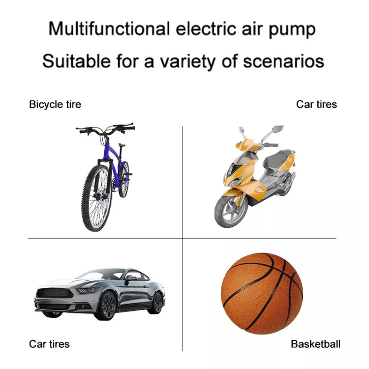 12V Portable Car Tire Air Pump Style:Digital Display Version - Inflatable Pump by PMC TechLife | Online Shopping South Africa | PMC TechLife