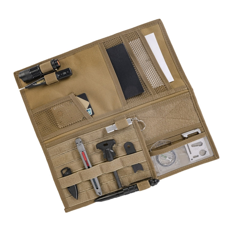 Car Sun Visor Storage Bag Glasses Frame Bill Clip (Khaki) - Stowing Tidying by PMC Jewellery | Online Shopping South Africa | PMC Jewellery | Buy Now Pay Later Mobicred