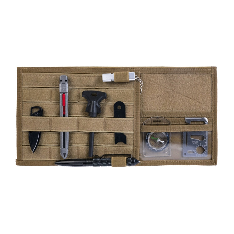 Car Sun Visor Storage Bag Glasses Frame Bill Clip (Khaki) - Stowing Tidying by PMC Jewellery | Online Shopping South Africa | PMC Jewellery | Buy Now Pay Later Mobicred